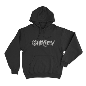 Grey Day Unisex Hoodie Black