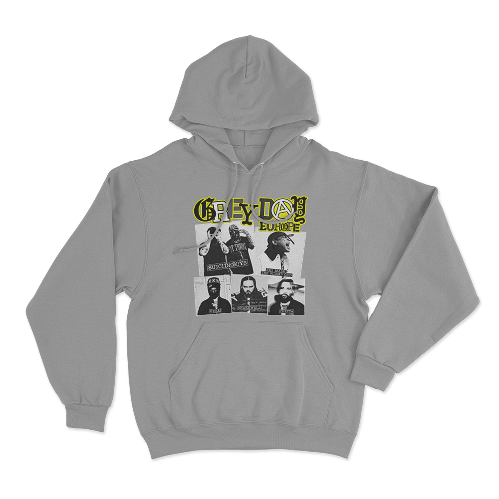 GreyDay Tour Poster Unisex Hoodie Grey GreyDay Tour Poster Unisex Hoodie Grey