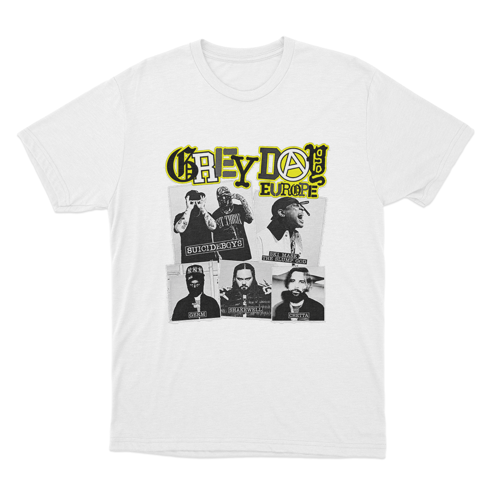 GreyDay Tour Poster Unisex T Shirt White GreyDay Tour Poster Unisex T Shirt White